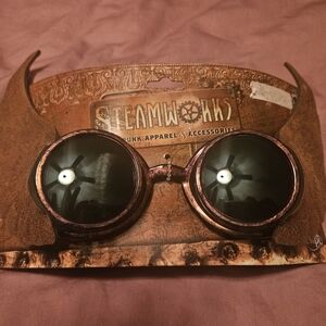 Steamworks Steampunk Winged Goggles
